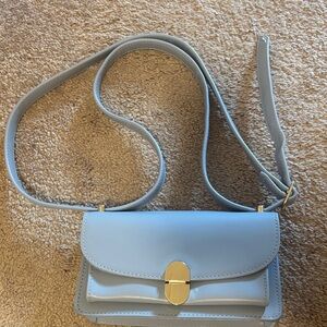 Elegant Blue Women's Crossbody Bag